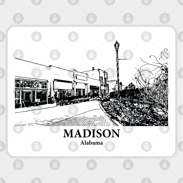Madison - Alabama Magnet by Lakeric